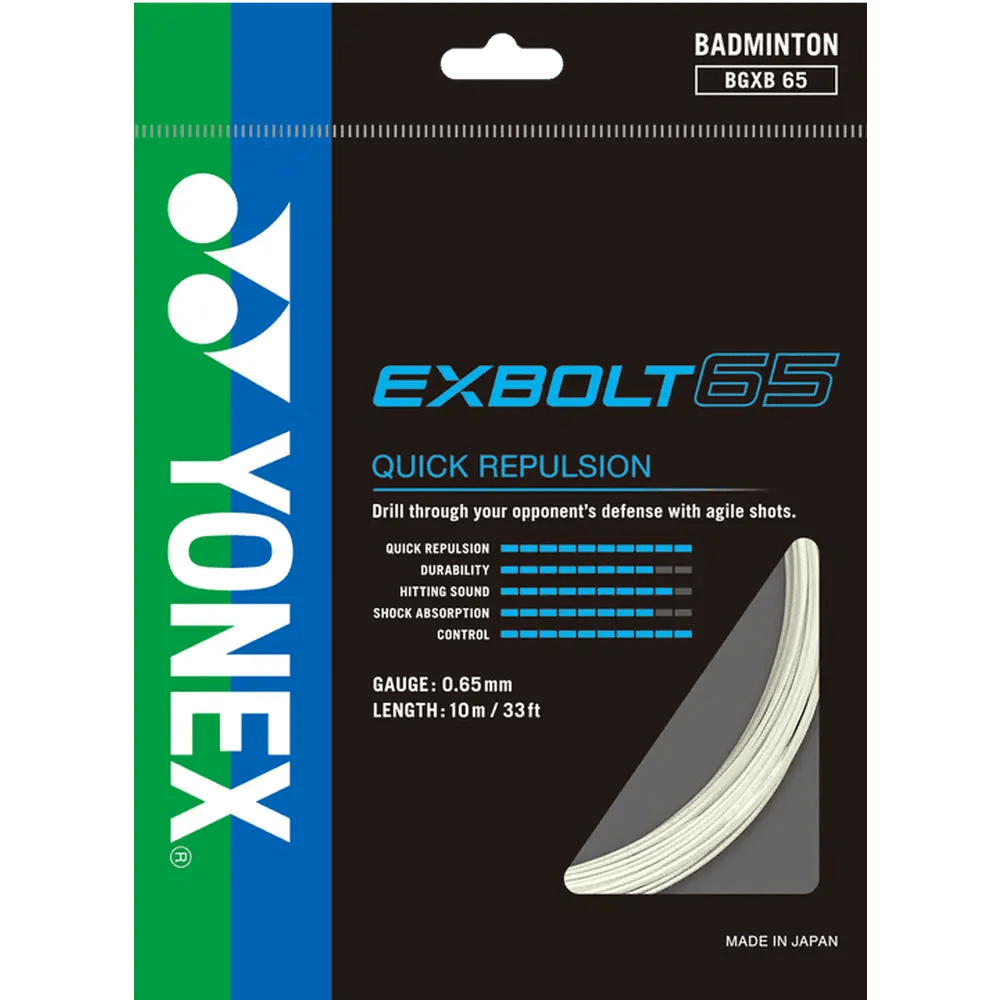 YONEX EXBOLT65 Badminton Stringing Service
