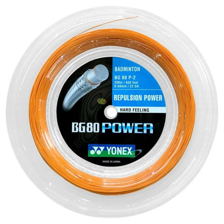 YONEX BG80 Power Badminton String (200m Coil) BG80P