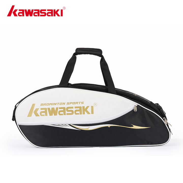 Kawasaki Badminton Bag (6 racquet) K1G00-A8608-1 (Black/Gold)