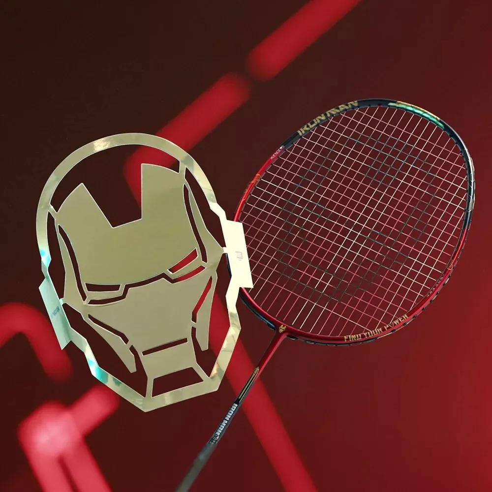 Victor x Marvel Iron Man Gift Box - Limited Racket (IRON-MAN-METALLIC-GB)