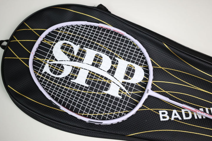 SPP 2 Player Strung Badminton Rackets Set SPP02 with a Free Full Cove