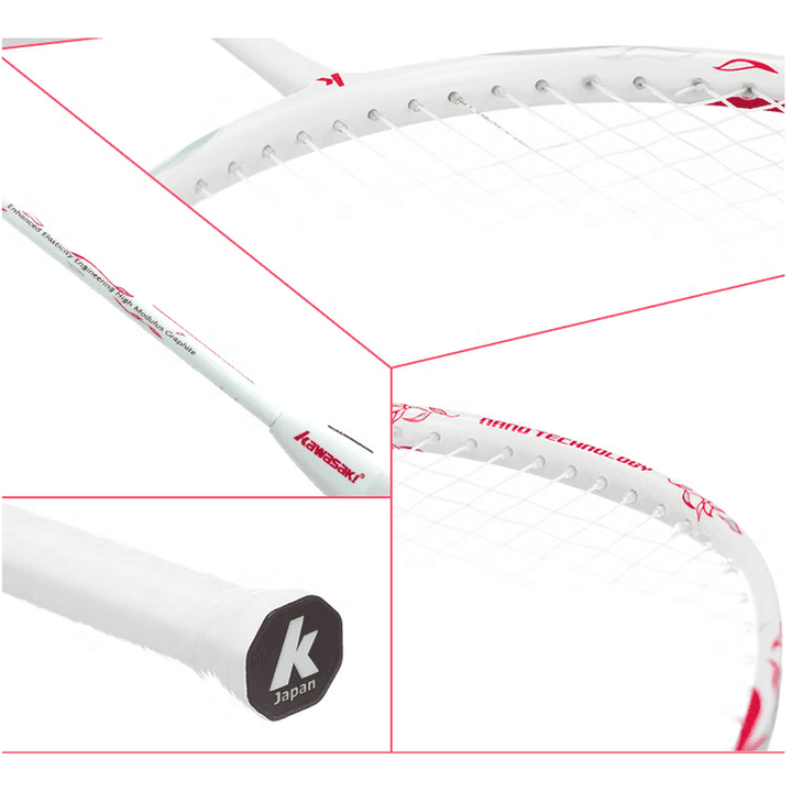 Kawasaki Porcelain series 5710  Badminton Racket 83g max 28lbs
