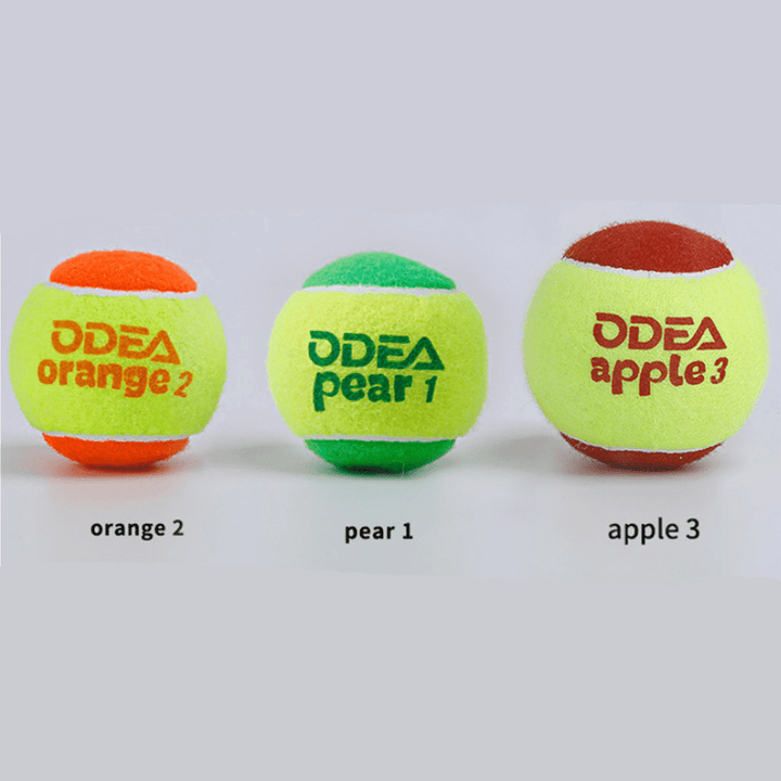 ODEA Stage 1 Green Children Beginners Tennis Balls Low Compression Slower Speed 48pcs / BAG