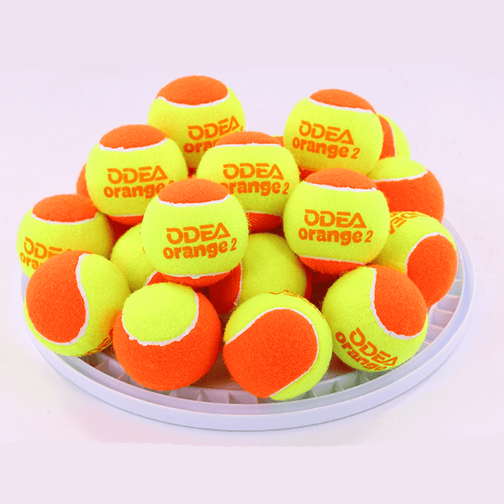 ODEA Stage 2 ORANGE Children Beginners Tennis Balls Low Compression Slower Speed 48pcs / BAG