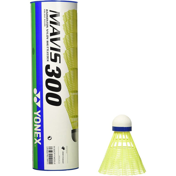 YONEX MAVIS 300 Badminton Nylon Shuttlecock 6PCS